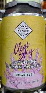 Clear Sky Lavender Lemon Sorbet
