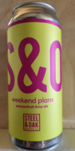 Weekend Plans passionfruit lime ale