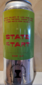 State of the Tart sour ale