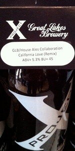 House Ales / Great Lakes California Love