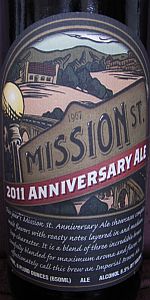 Mission St. Anniversary Ale 2011