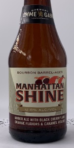 Bourbon Barrel-Aged Manhattan Shine