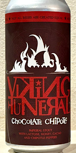 Viking Funeral Chocolate Chipotle
