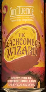 The Beachcomber Wizard, Gose-Style Sour Ale w/ Guava, Passionfruit, and Tangerine