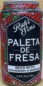 Paleta de Fresa