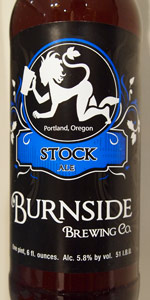 Burnside Stock Ale