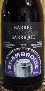 St-Ambroise Barrel Aged Imperial Porter (Barrel Collection, 2023)