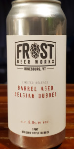 Barrel Aged Belgian Dubbel