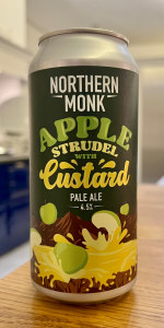Apple Strudel with Custard