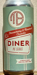 Diner Pie Series - Strawberry & Rhubarb Crumble