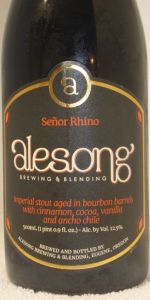 Senor Rhino, 2022 vintage