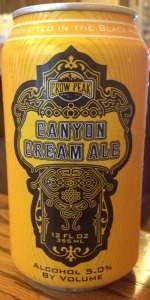 Canyon Cream Ale