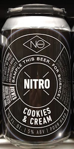 Nitro Cookies & Cream Milk Stout