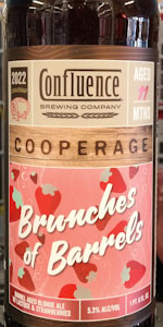 Brunches of Barrels, Barrel Aged Blonde Ale w/ Lactose & Strawberries