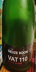 Oude Geuze Boon A L'ancienne Vat 110 Mono Blend