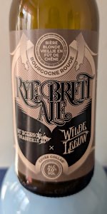 Wilde Leeuw Rye Brett Ale - Bourgogne Rouge BA