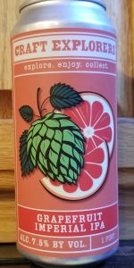 Craft Explorers Grapefruit Imperial IPA