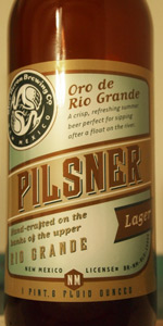 Oro De Rio Grande Pilsner