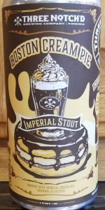 Boston Cream Pie Imperial Stout