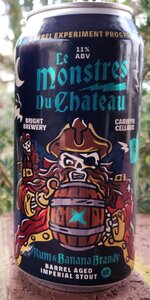 Le Monstres Du Chateau #2 Rum & Banana Brandy Barrel Aged Imperial Stout