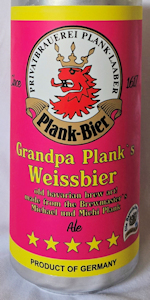 Grandpa Plank's Weissbier
