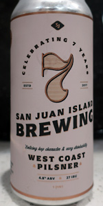 7 Year West Coast Pilsner