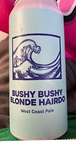 Bushy Bushy Blonde Hairdo