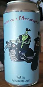 Hops on a Motorcycle
