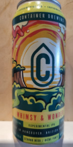Whimsy & Wonder Experimental IPA