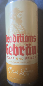 Traditions Gebrau Lecker Und Frisch Dark Lager