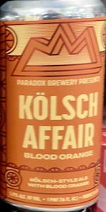 Kolsch Affair: Blood Orange