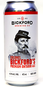 Colonel Bickford's Premium Ontario Ale