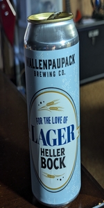 For the Love of Lager: Heller Bock