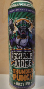 Gorilla Mode Thunder Punch Hazy IPA