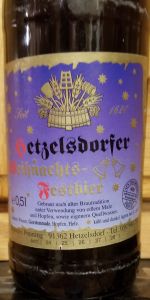 Hetzelsdorfer Weihnachts-Festbier