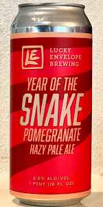 Year of the Snake Pomegranate Hazy Pale Ale
