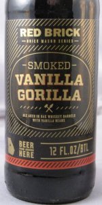 Red Brick Brick Mason Series #4: Smoked Vanilla Gorilla