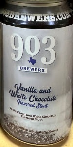 Vanilla and White Chocolate Flavored Stout