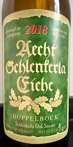 Eiche Doppelbock - unfiltriert - Jahrgang 2018