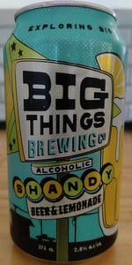 Alcoholic Shandy Beer & Lemonade