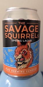 The Savage Squirrels Spring Lager