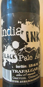 Trafalgar India Ink Black Pale Ale