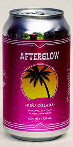 Afterglow Tiki Cocktail Sour: PiÃ±a Colada