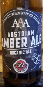 AAA Austrian Amber Ale Organic Ale