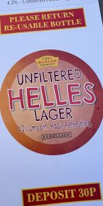 Unfiltered Helles Lager