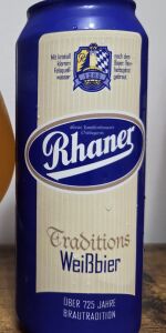 Rhaner Traditions Weissbier