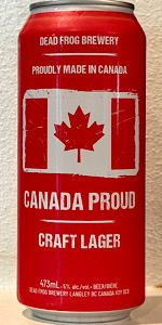 Canada Proud Craft Lager