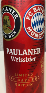 Weissbier FC Bayern Limited Edition