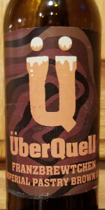 ÃberQuell Franzbrewtchen Imperial Pastry  Brown Ale
