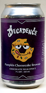 Decadence - Pumpkin Cheesecake Brownie